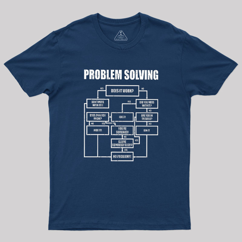 Men Problem Solving Geek T-Shirt
