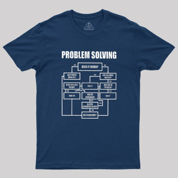 Men Problem Solving Geek T-Shirt