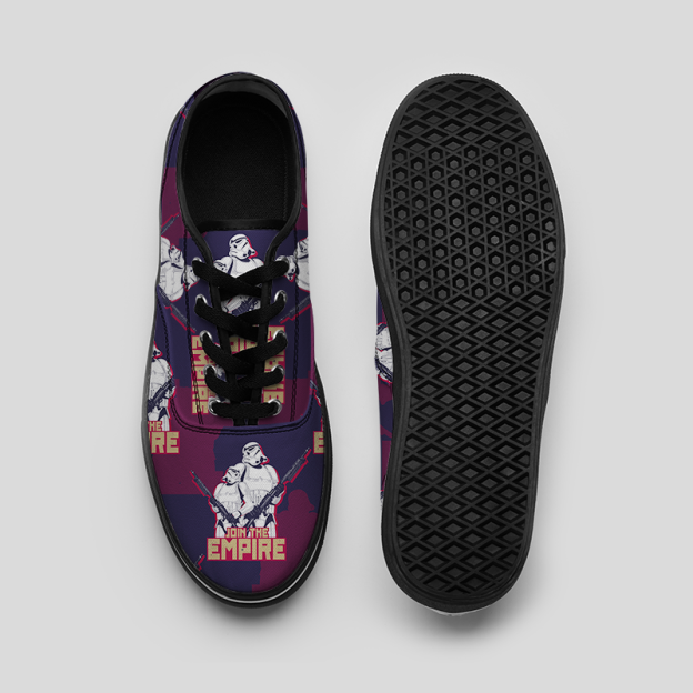 Galactic Empire Geek Canvas Shoes