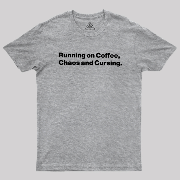 Running on Coffee Geek T-Shirt