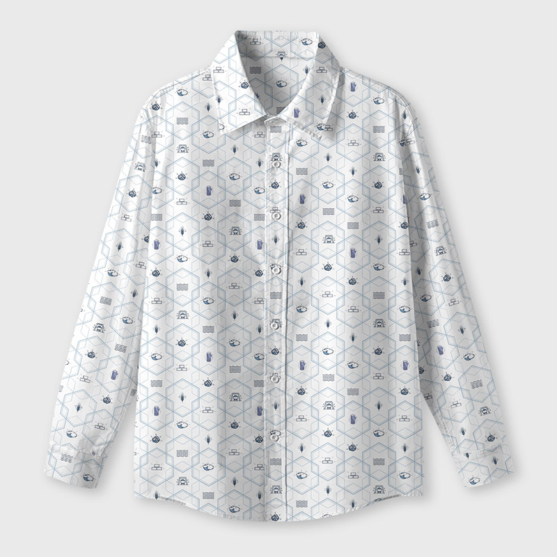 Hexa Settlers Geek Long-Sleeved Shirt