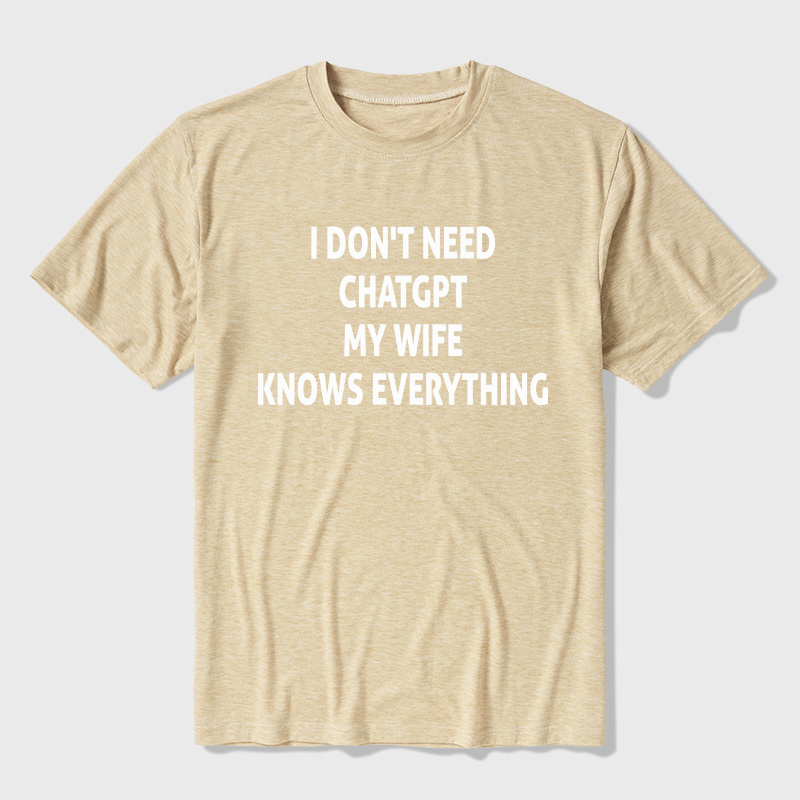 Offline GPT My Wife 1.0 Ultra Soft Heather Tee