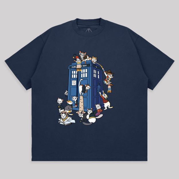 Doctor Cat Unisex Oversized T-shirt