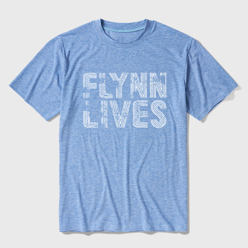Retro Neon Line Typography Digital Sci‑Fi Ultra Soft Heather Tee