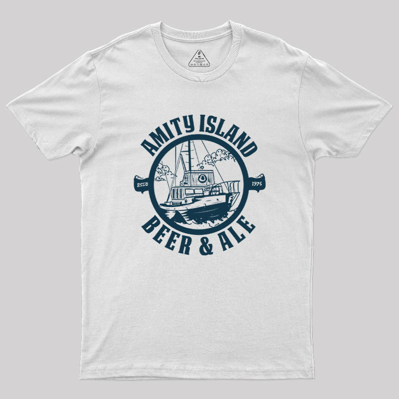 Amity Island Beer Ale Geek T-Shirt