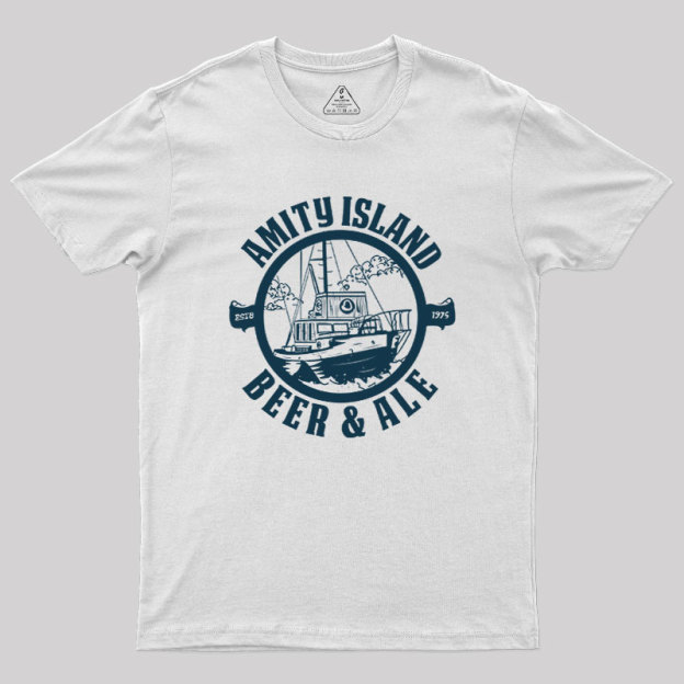 Amity Island Beer Ale Geek T-Shirt