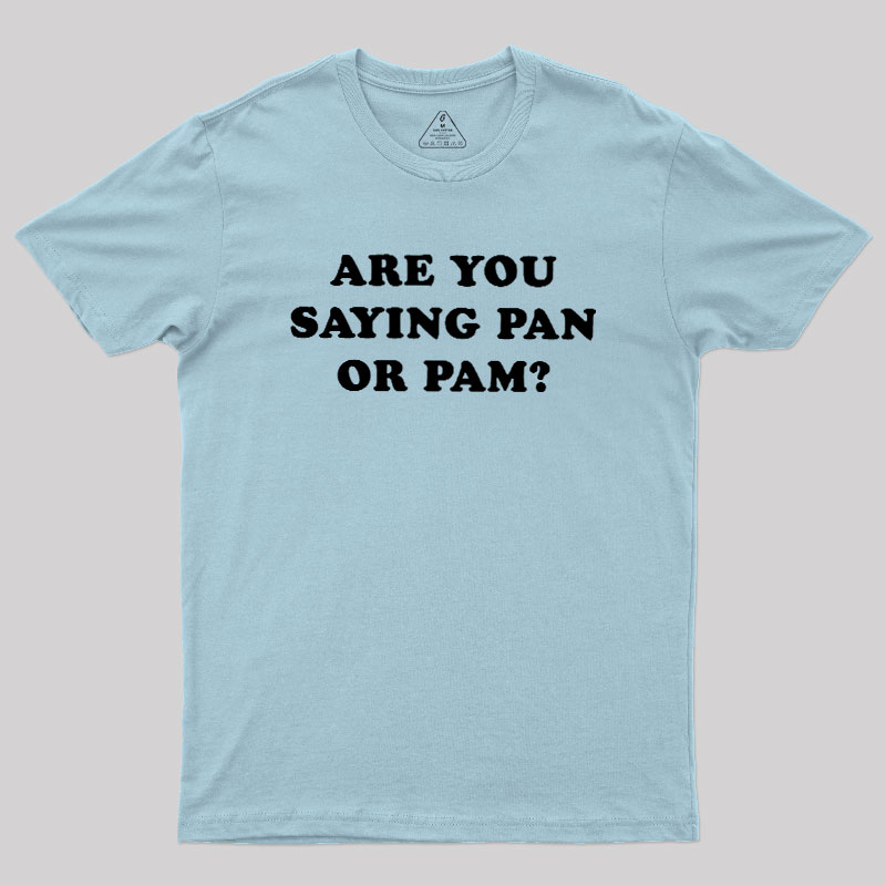 Are You Saying Pan Or Pam Geek T-Shirt