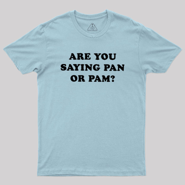 Are You Saying Pan Or Pam Geek T-Shirt