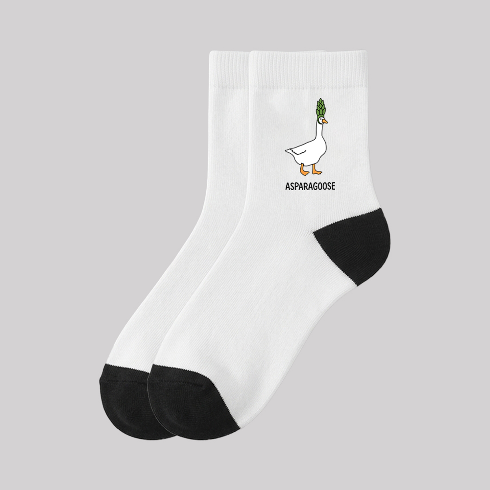 Asparagoose Geek Cotton Daily Socks