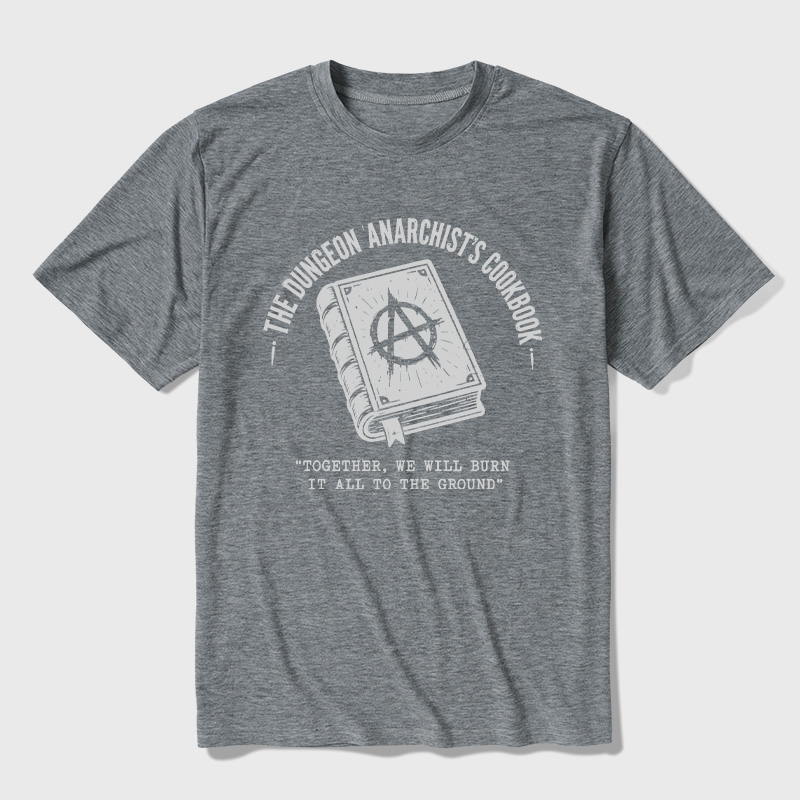 Dungeon Anarchist's Cookbook Ultra Soft Heather Tee
