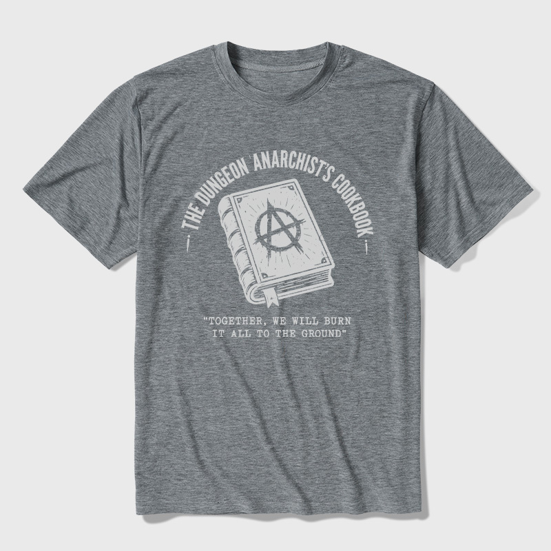 Dungeon Anarchist's Cookbook Ultra Soft Heather Tee