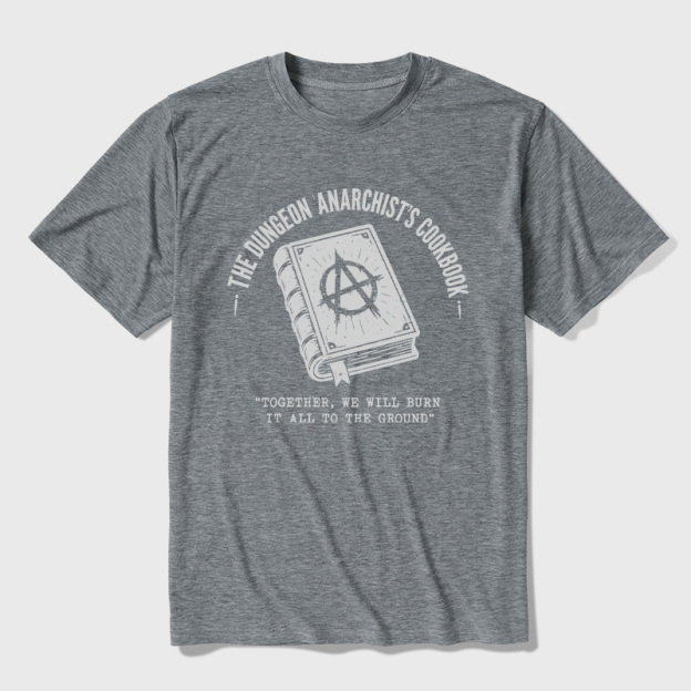 Dungeon Anarchist's Cookbook Ultra Soft Heather Tee