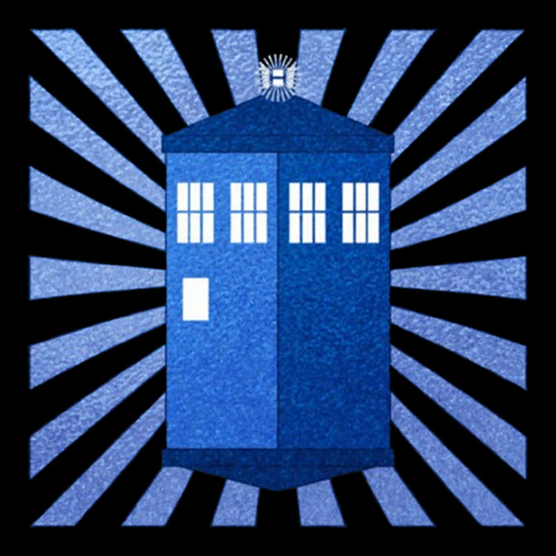 TARDIS Stained Glass Geek T-Shirt