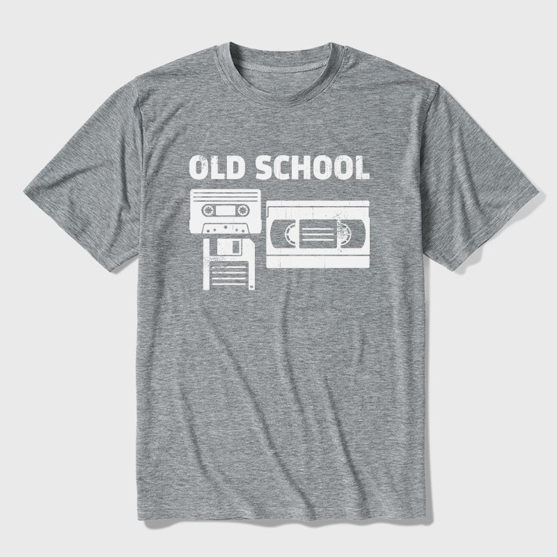 Old School Ultra Soft Heather Tee