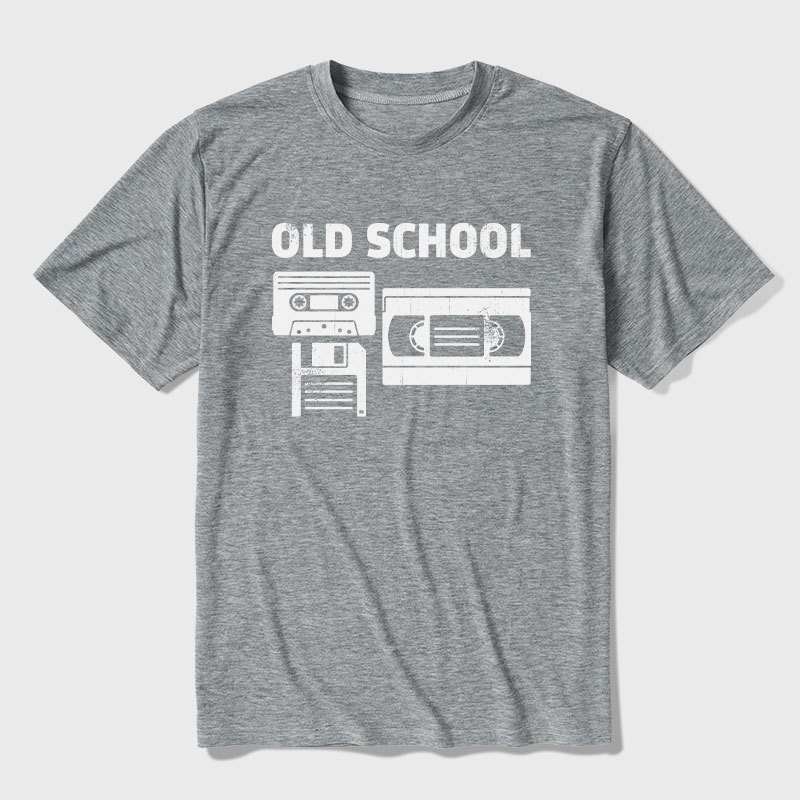 Old School Ultra Soft Heather Tee