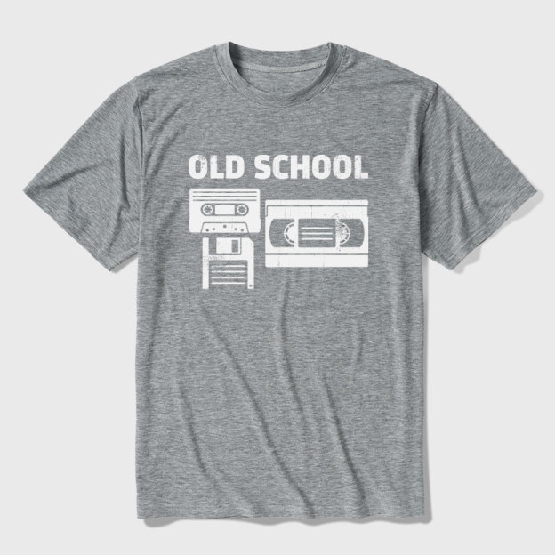 Old School Ultra Soft Heather Tee
