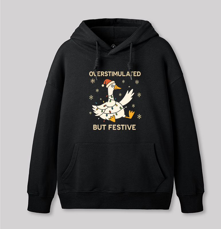 OVERSTIMULATED Geek Hoodie