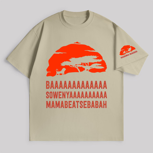 Baaa Sownyaaa Mamabeatsebabah Unisex Oversized T-shirt