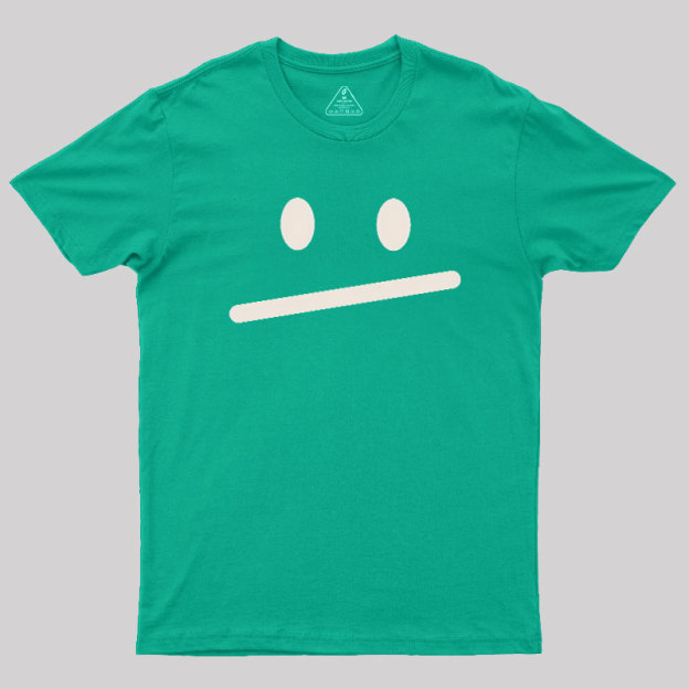 Meh Face Geek T-Shirt