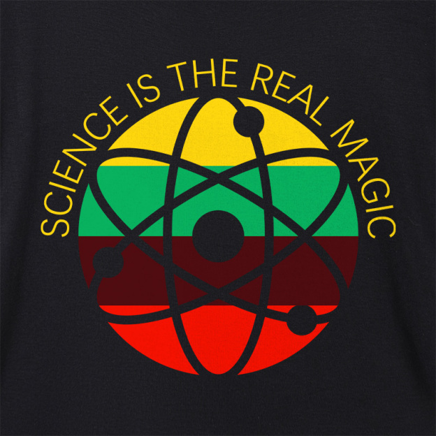 Science Is Real Geek Dolman Sleeve V-Neck Shirt