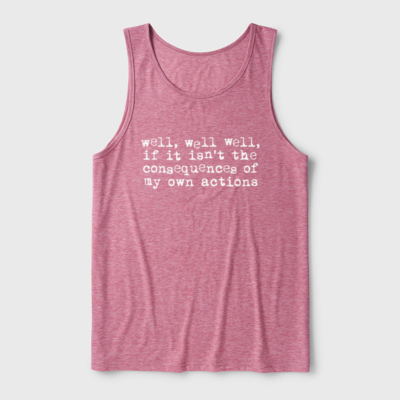 Consequences Ultra Soft Heather Tank