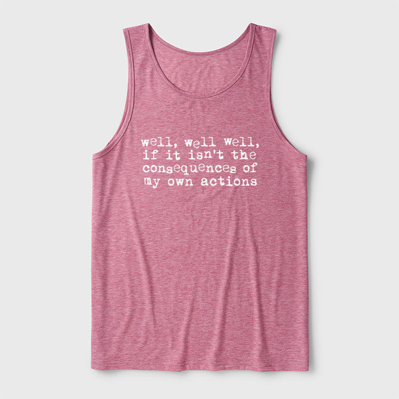 Consequences Ultra Soft Heather Tank