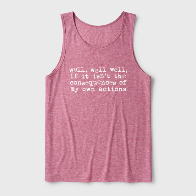 Consequences Ultra Soft Heather Tank