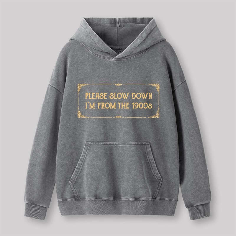 From the 1900s Washed Hoodie