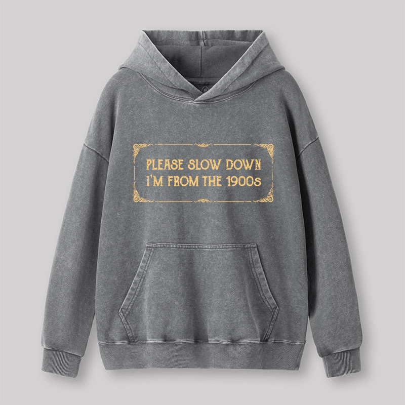 From the 1900s Washed Hoodie