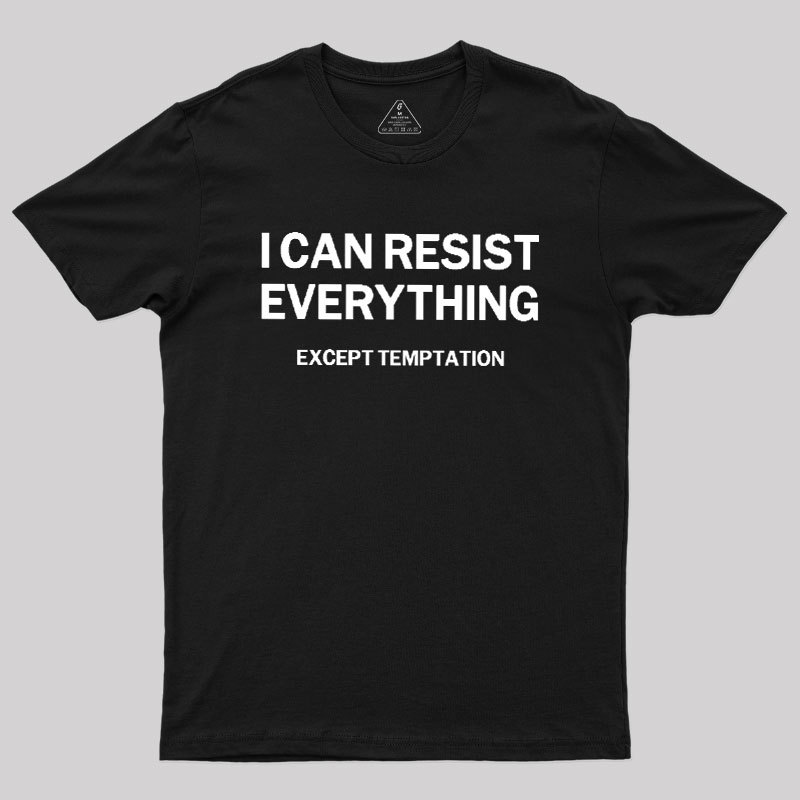 Except Temptation Geek T-Shirt