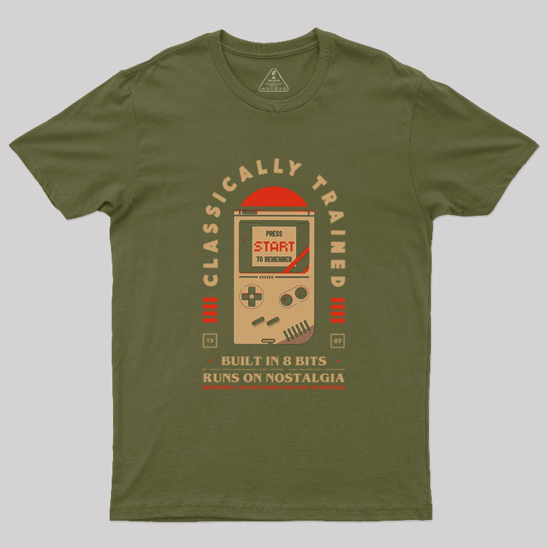 Runs On Nostalgia Geek T-Shirt