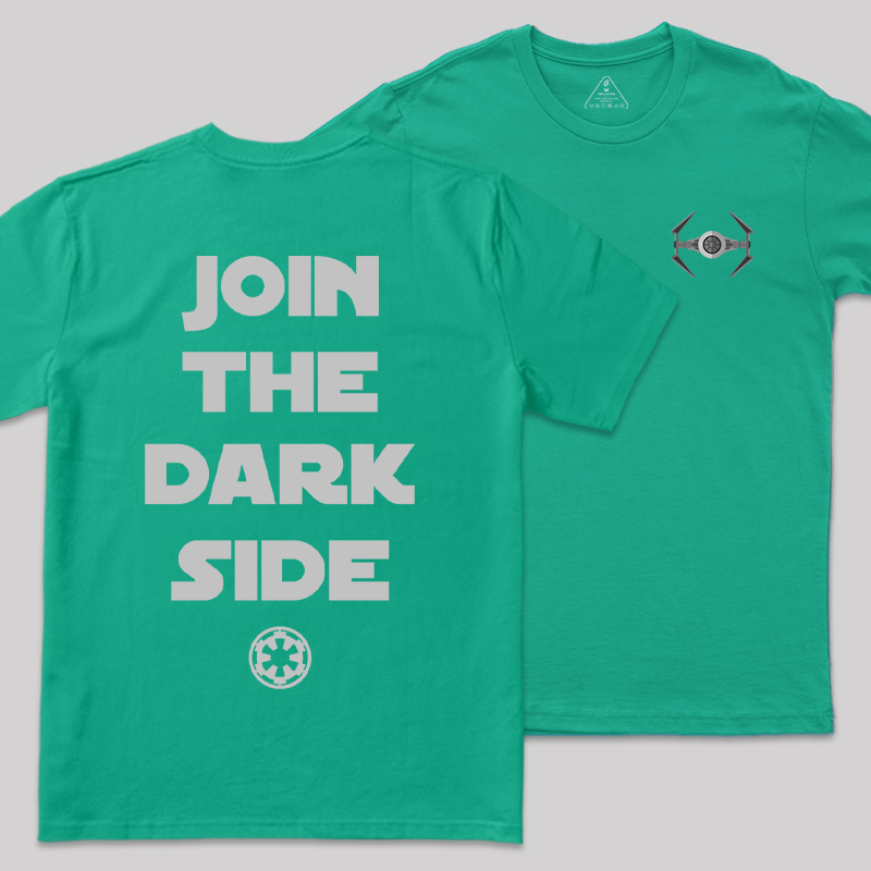 Join The Dark Side Front and Back Printing  Geek T-Shirt
