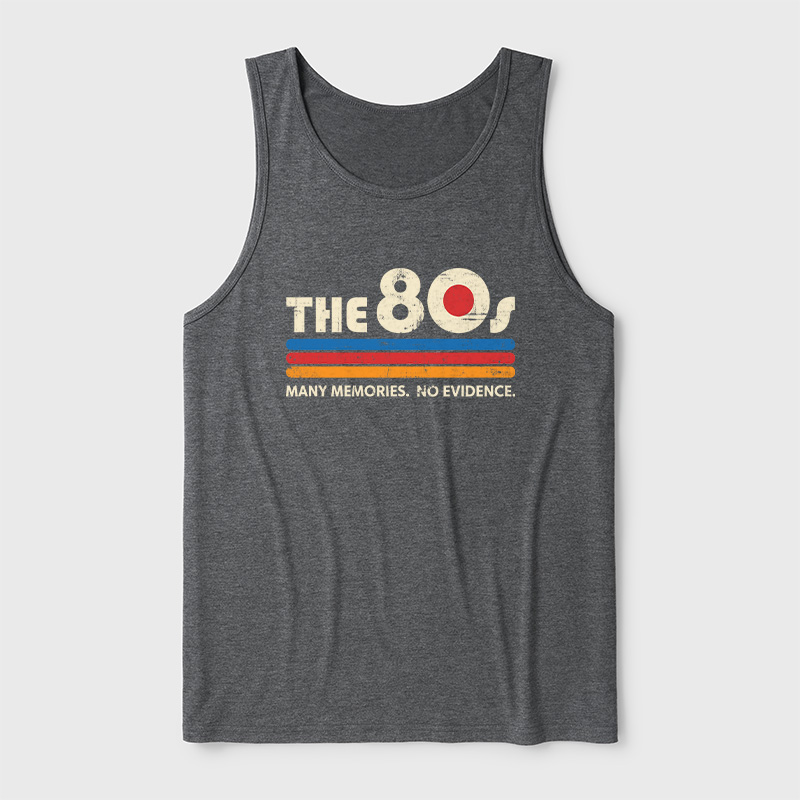 The 80s Many Memories No Evidence Ultra Soft Heather Tank