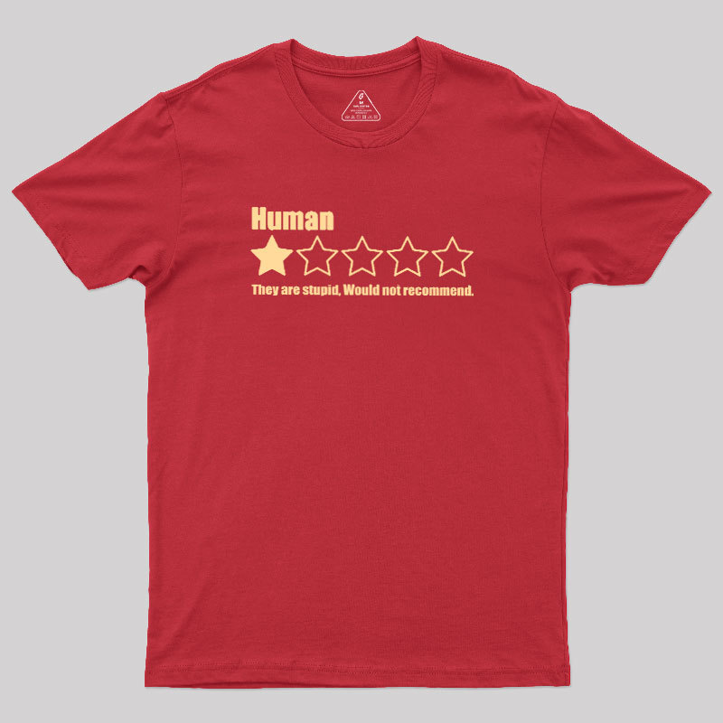 Human One Star Geek T-Shirt
