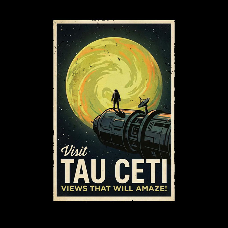 Visit Tau CETI Geek T-Shirt