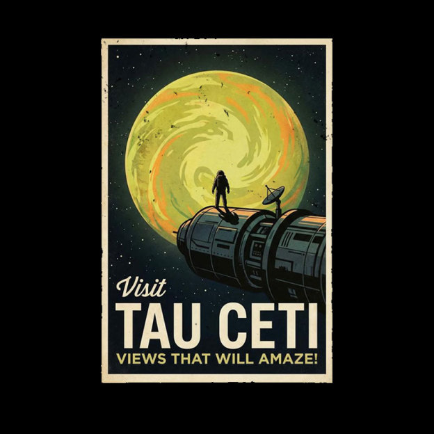 Visit Tau CETI Geek T-Shirt