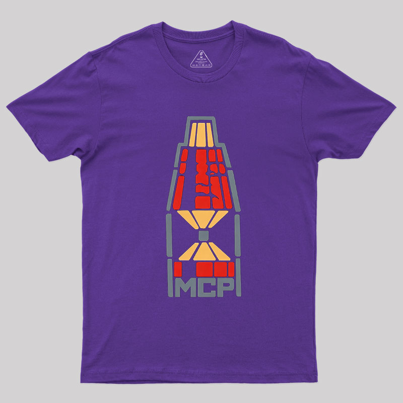Block Space Rocket Coding Geek T-Shirt