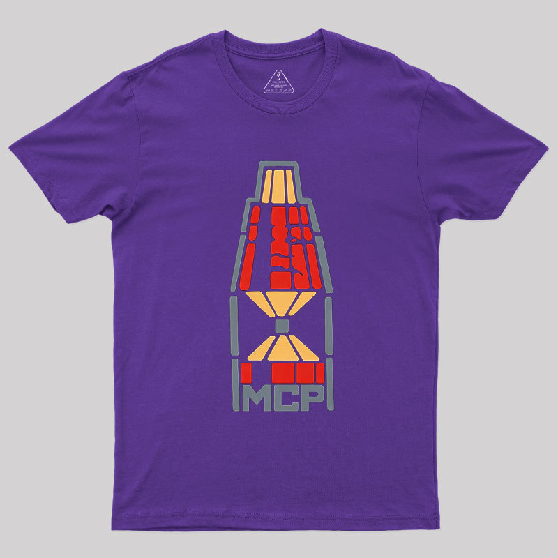 Block Space Rocket Coding Geek T-Shirt