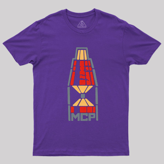 Block Space Rocket Coding Geek T-Shirt