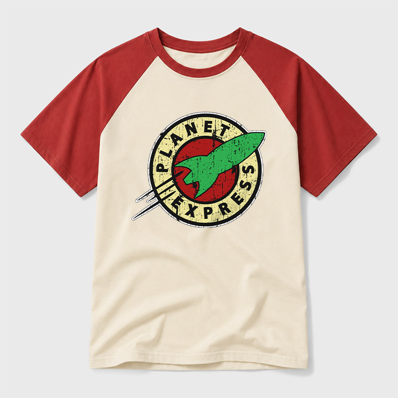 Planet Express Geek Retro Raglan T-Shirt