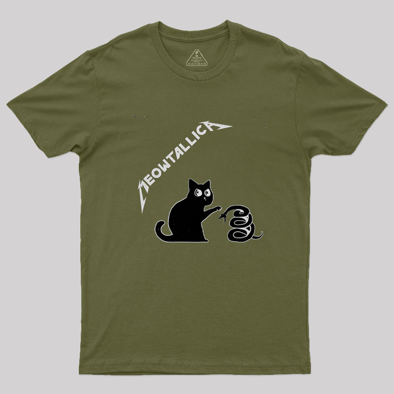 The Black Meow Geek T-Shirt