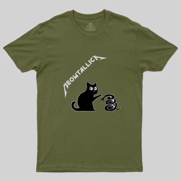 The Black Meow Geek T-Shirt