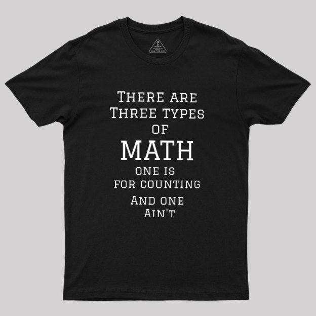 Three Types Of Math Geek T-Shirt