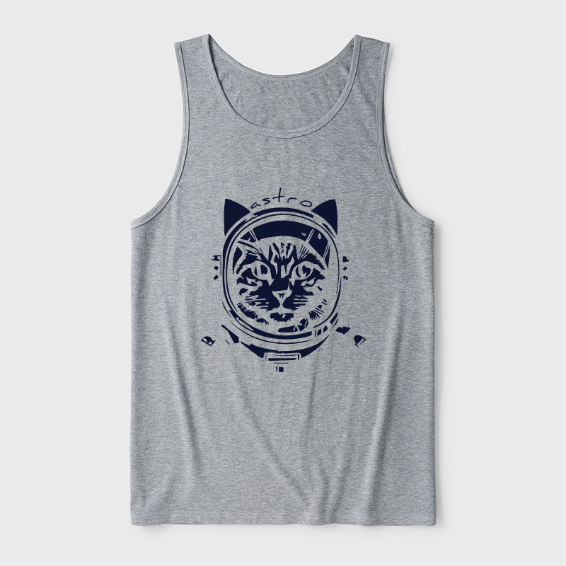 Astro Cat Ultra Soft Heather Tank