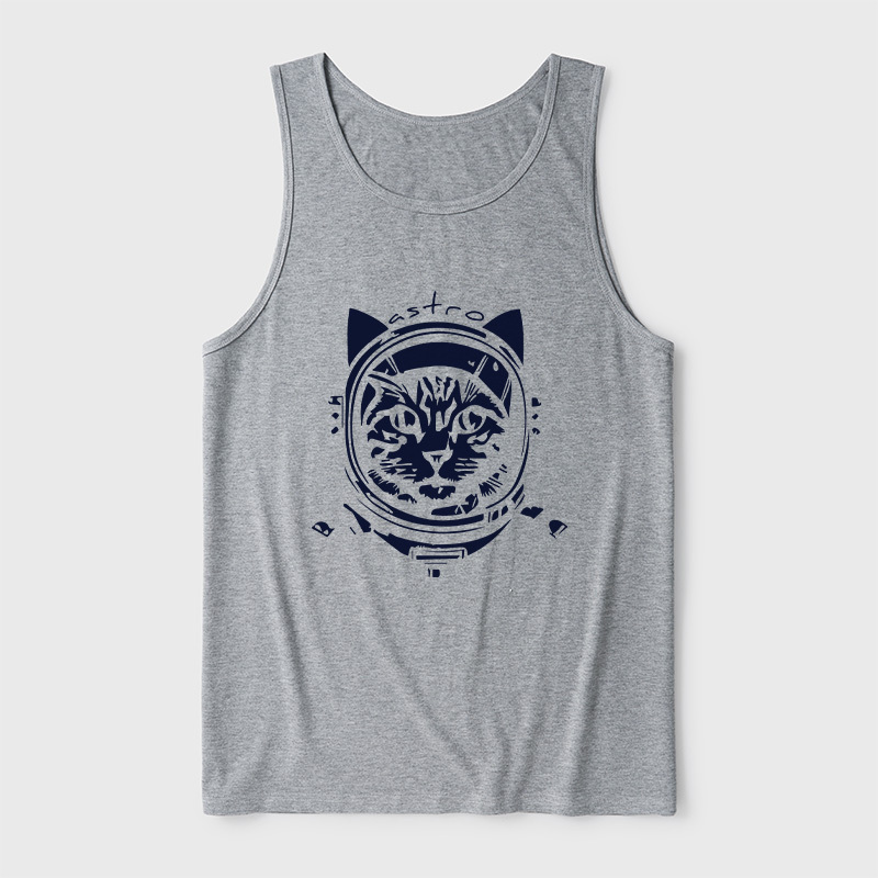 Astro Cat Ultra Soft Heather Tank