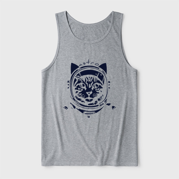 Astro Cat Ultra Soft Heather Tank
