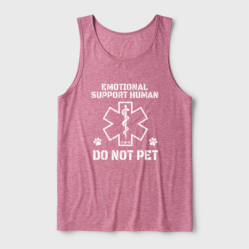 Emotional Support Human Ultra Soft Heather Tank