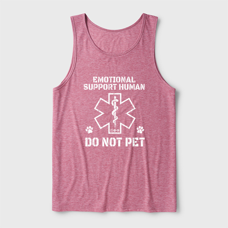 Emotional Support Human Ultra Soft Heather Tank