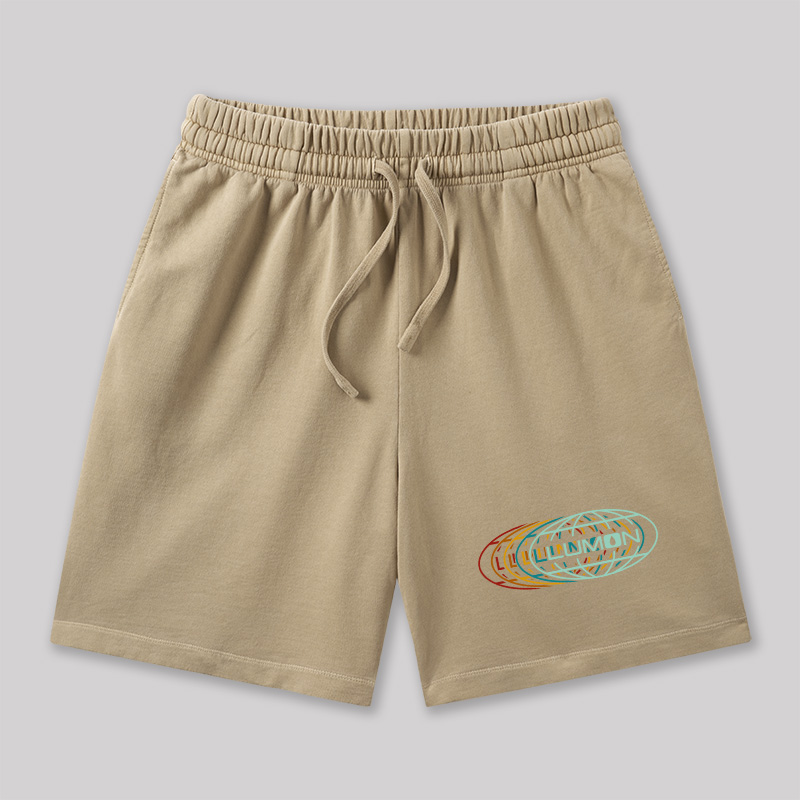 Retro Industry Geeky Washed Shorts