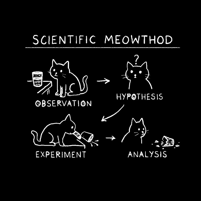 Scientific Meowthod Geek T-Shirt